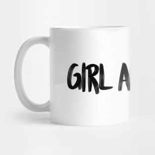 Girl Almighty black font Mug